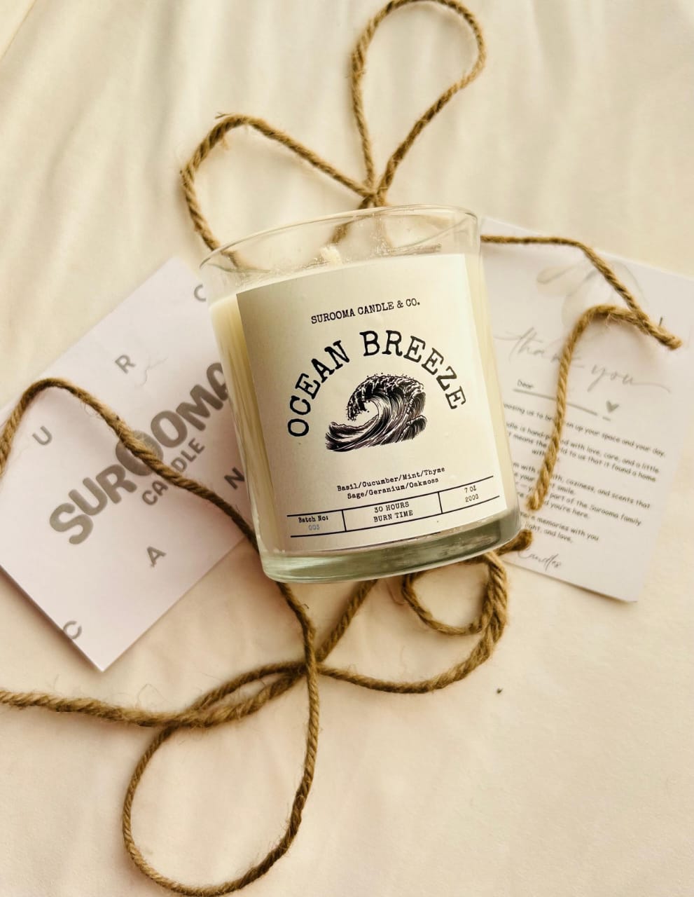 Ocean Breeze Soy Candle